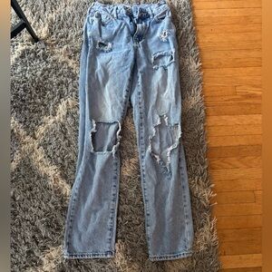 PacSun Light Blue Distressed Boyfriend Jeans